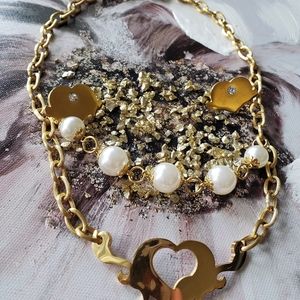 Chain set wiht  stainless steel earrings